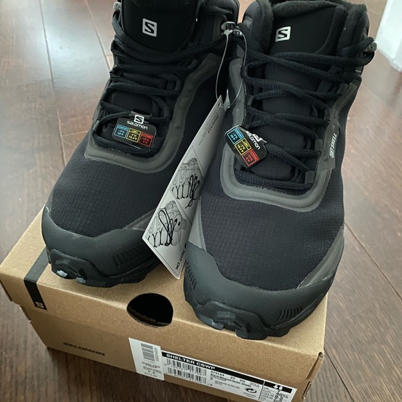 Salomon Shelter CSWP boots in Black - Picture 3 of 4